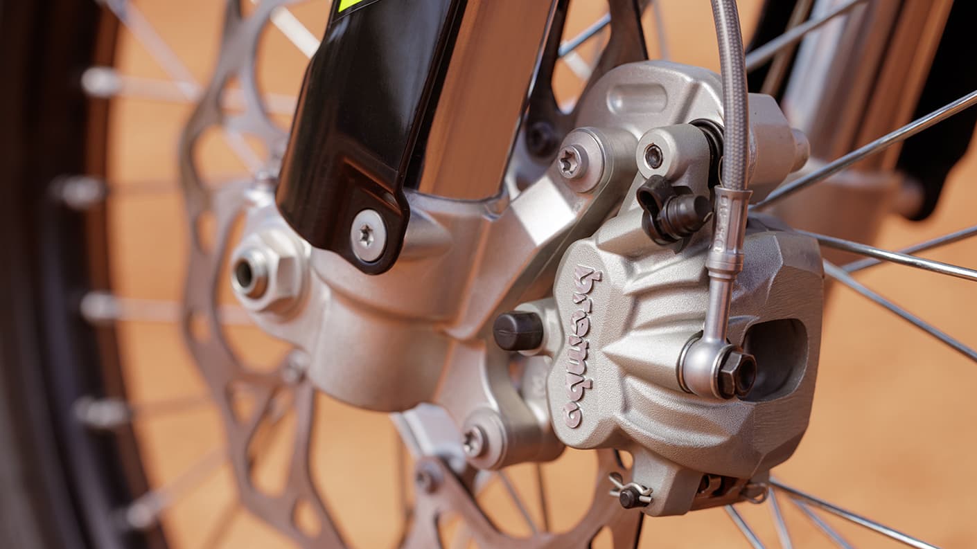 Triumph TF250 X Brembo brakes